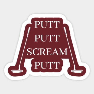 Three Putt Sticker